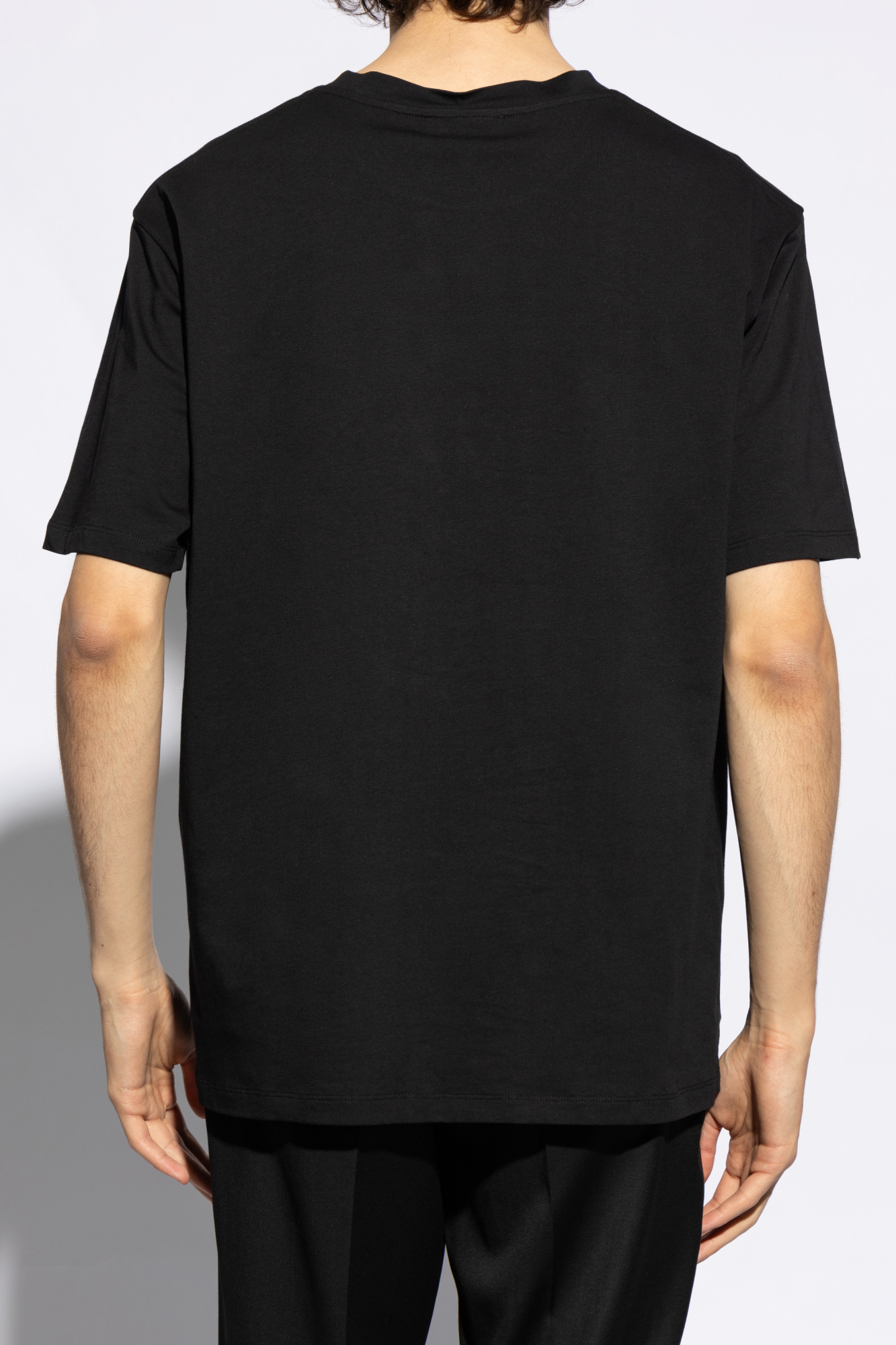 Tシャツ・カットソー BALMAIN BALMAIN PRINT T-SHIRT - REG FIT (FH1EG000 BB73GAB) T-shirt with Balmain Paris print navy navy - Men | BALMAIN